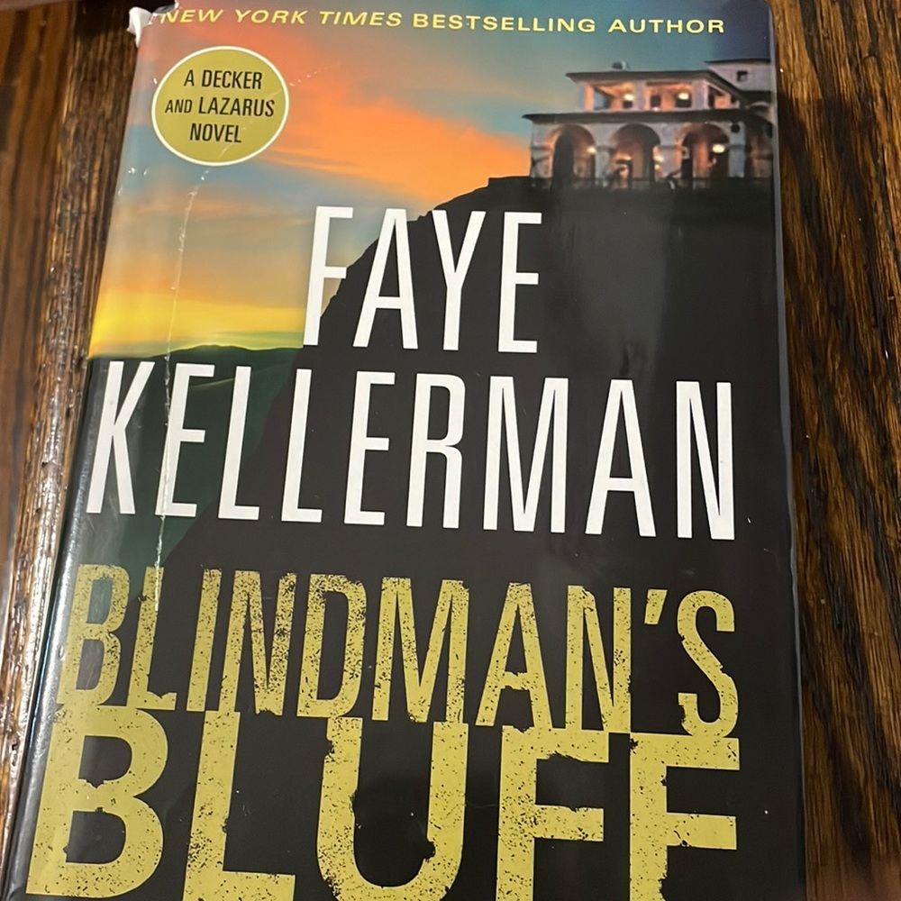 Faye Kellerman book. Blindman’s bluff